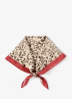 Allison Leopard Print Neck Scarf