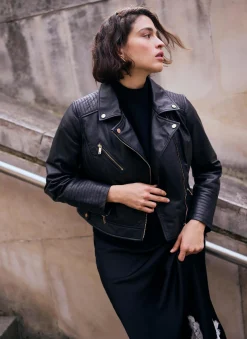 Black Casual Leather Jacket