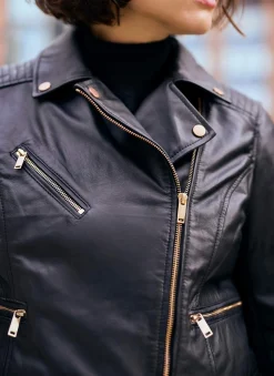 Black Casual Leather Jacket