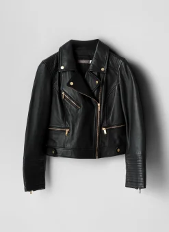 Black Casual Leather Jacket