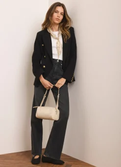 Black Double Breasted Blazer