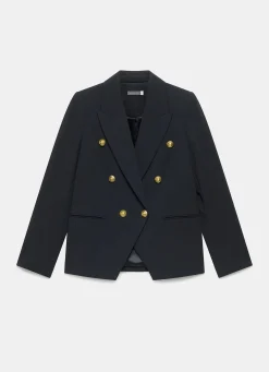 Black Double Breasted Blazer