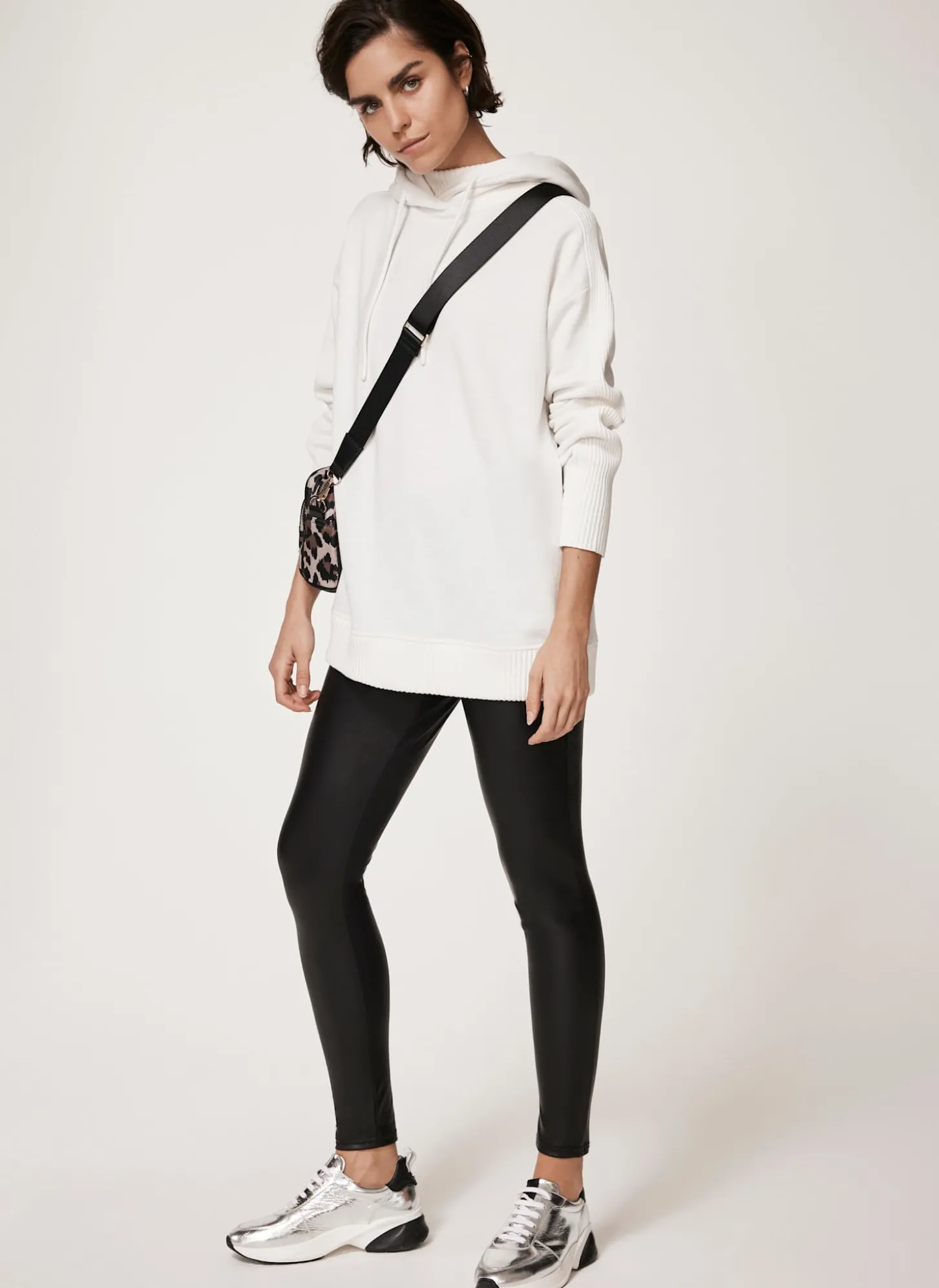 Black Faux Leather Leggings