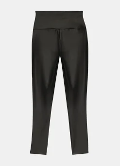 Black Faux Leather Leggings