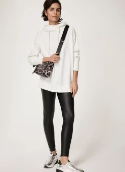 Black Faux Leather Leggings