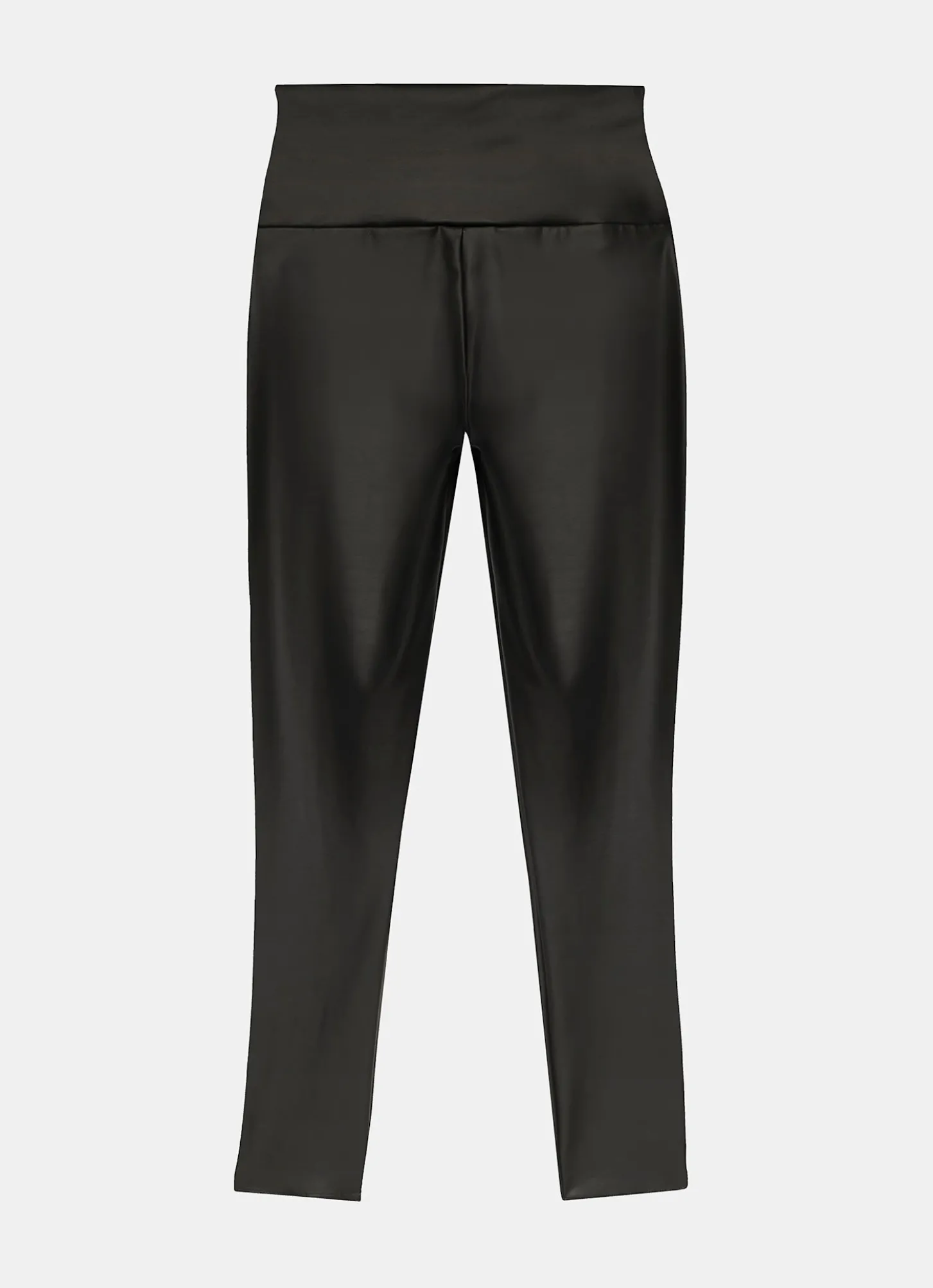 Black Faux Leather Leggings