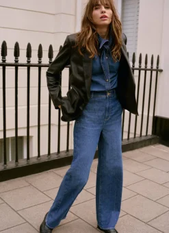 Black Leather Blazer