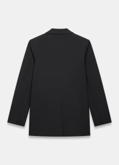 Black Longline Blazer