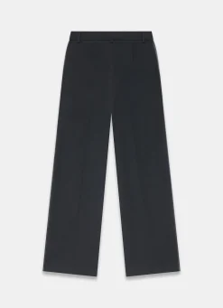 Black Tailored Wide Trousers