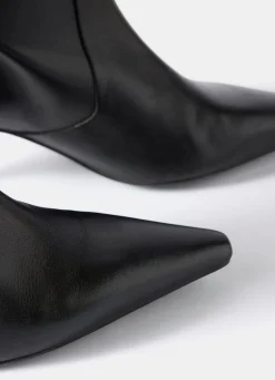 Bode Black Leather Calf Boots