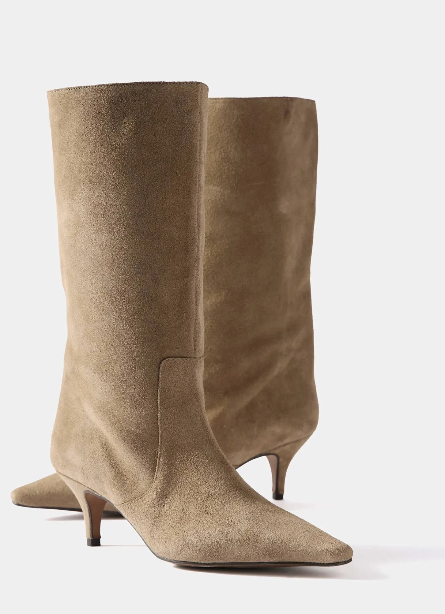 Bode Neutral Suede Calf Boots