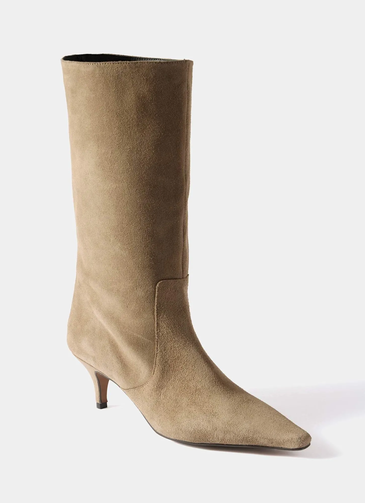 Bode Neutral Suede Calf Boots