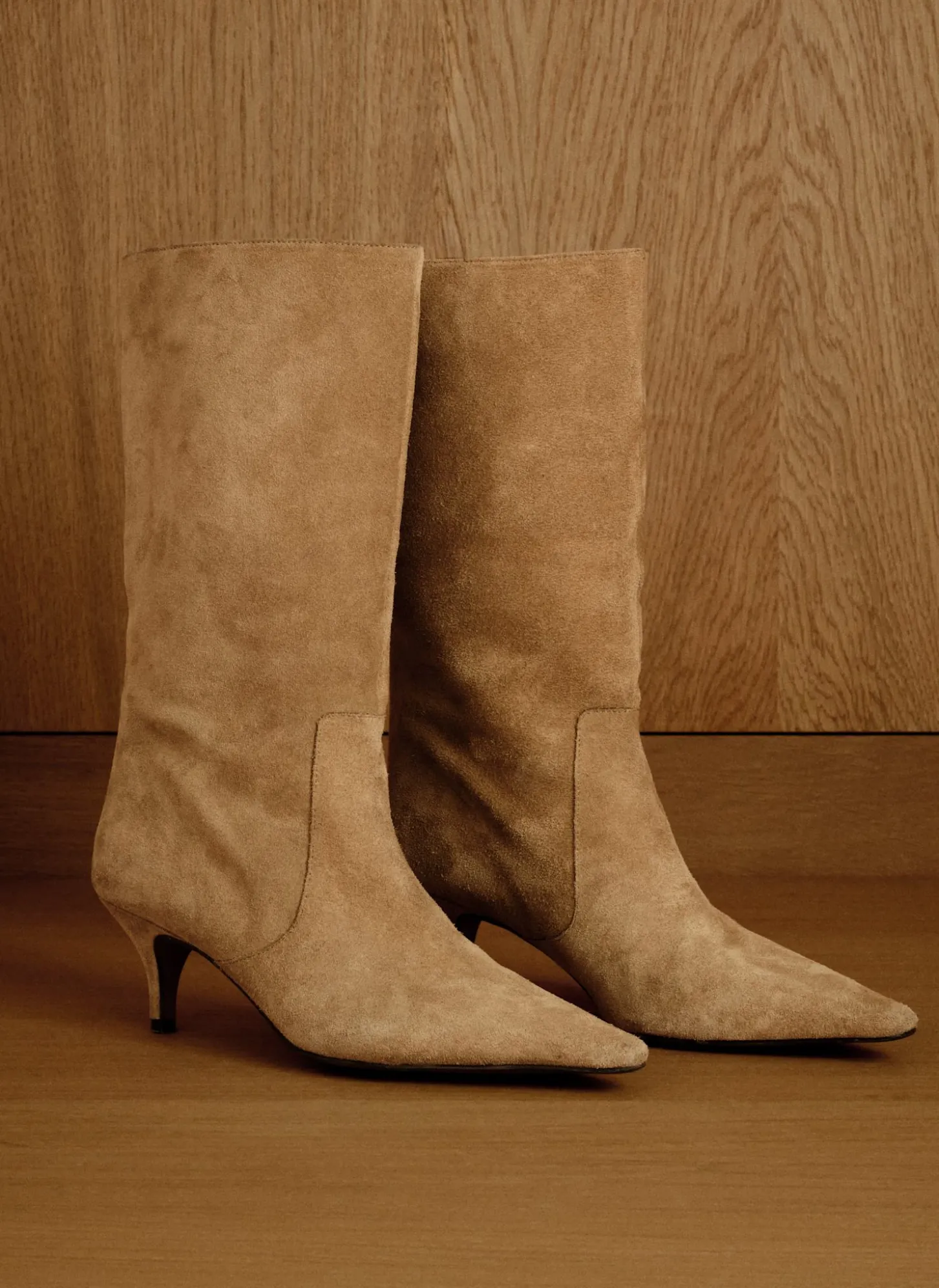 Bode Neutral Suede Calf Boots