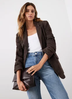 Brown Suede Blazer