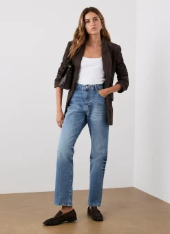 Brown Suede Blazer