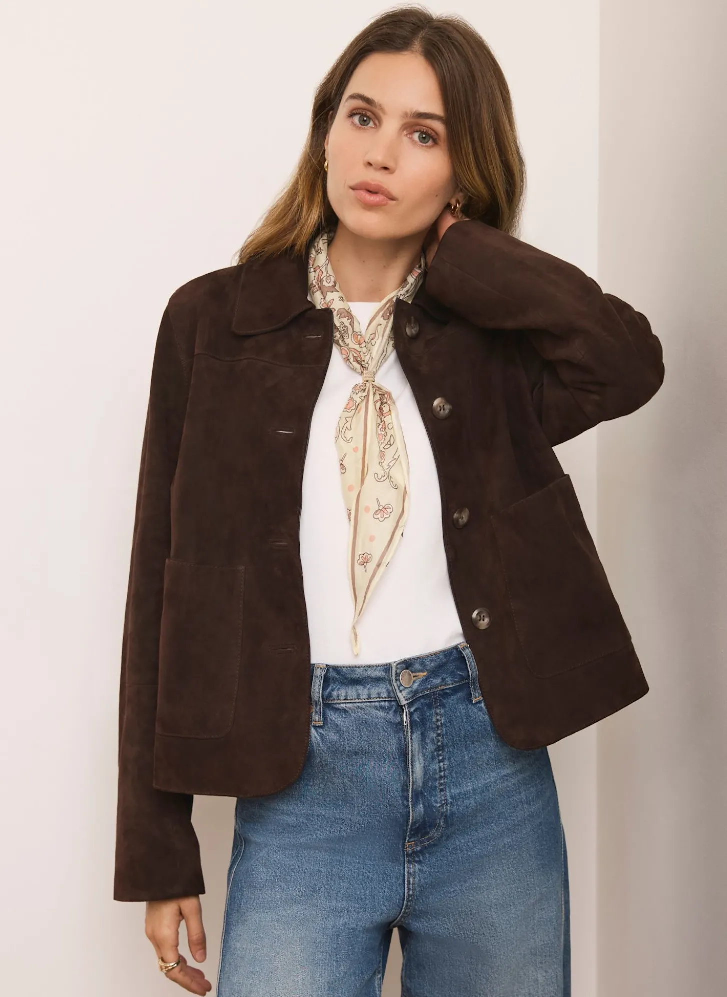 Brown Suede Jacket