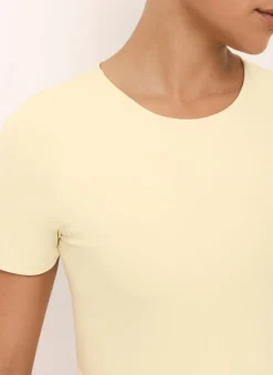 Butter Yellow Short Sleeve Top