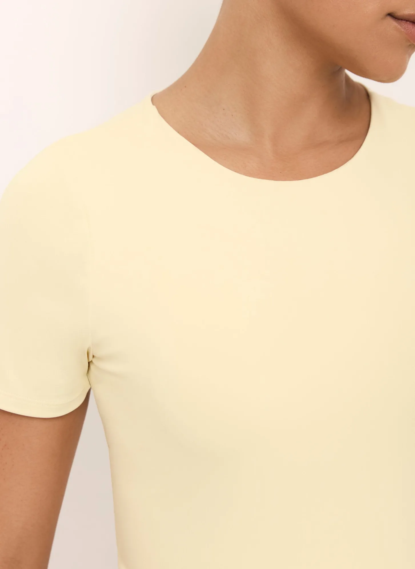 Butter Yellow Short Sleeve Top