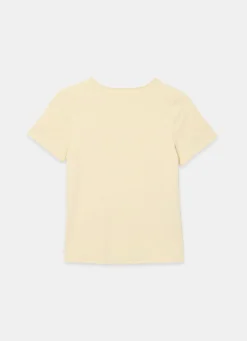 Butter Yellow Short Sleeve Top