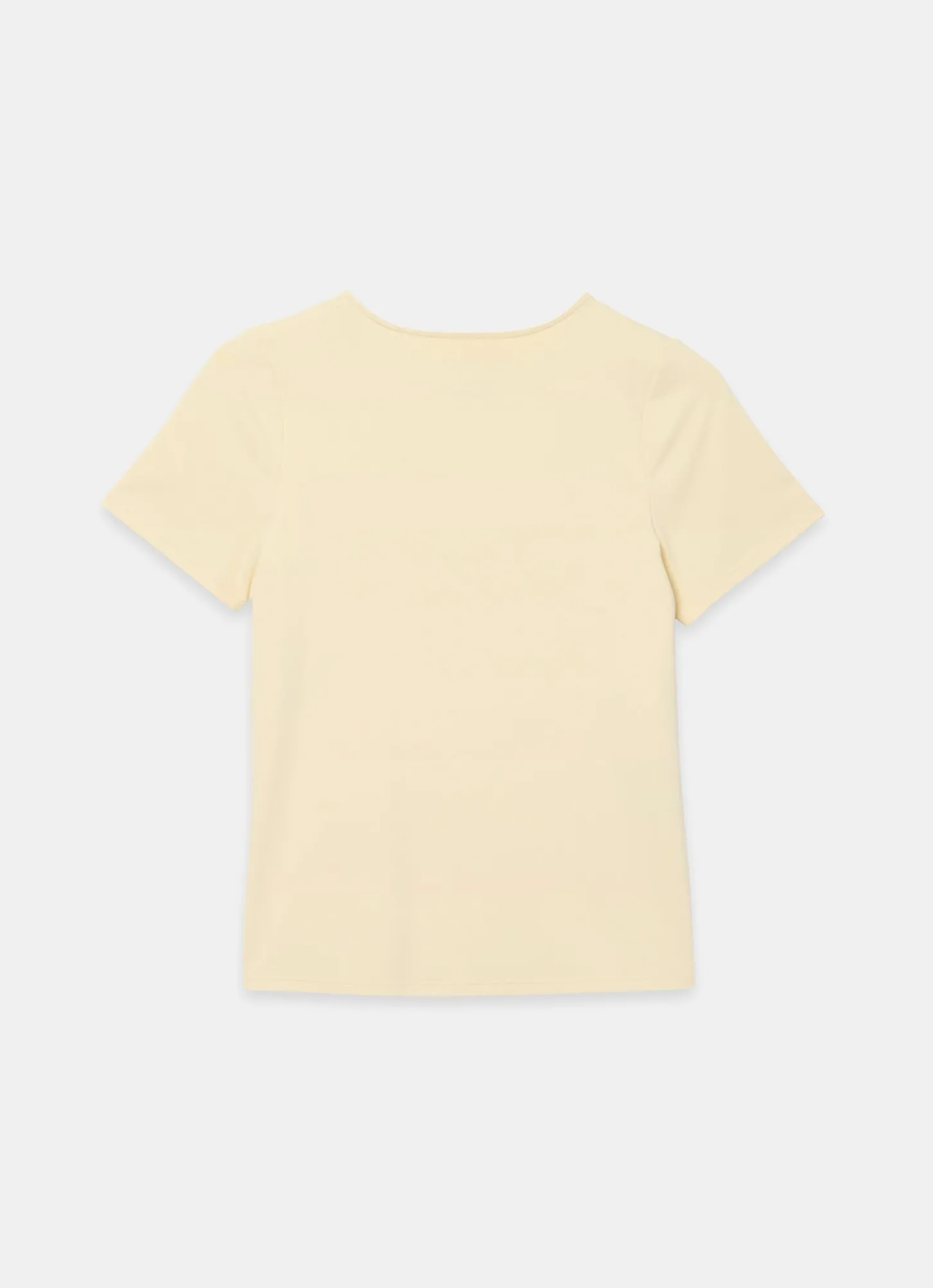Butter Yellow Short Sleeve Top