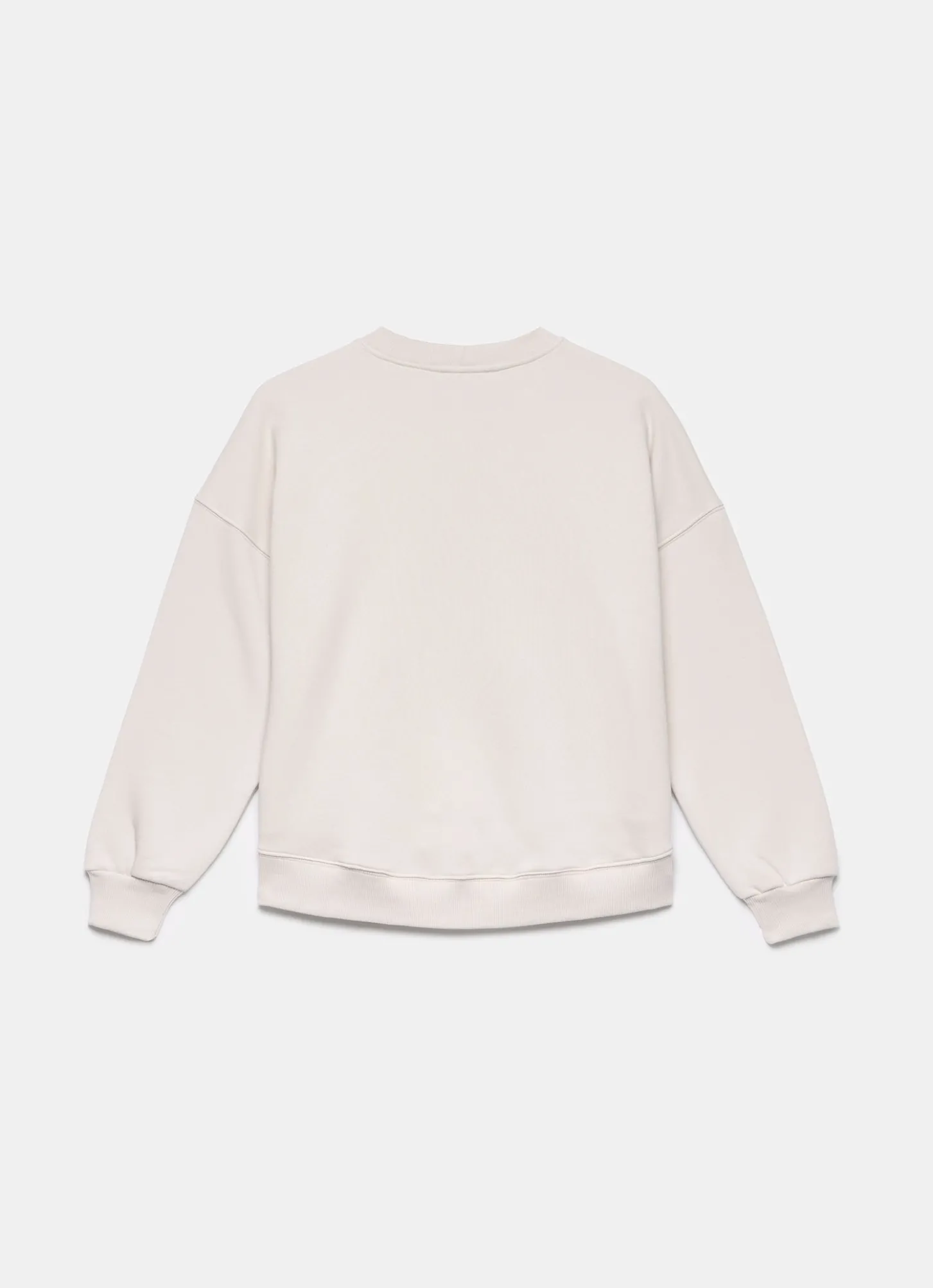 Cream Cotton Blend Star Sweatshirt