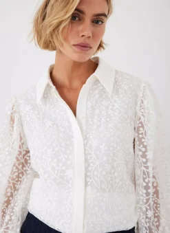 Cream Jacquard Shirt