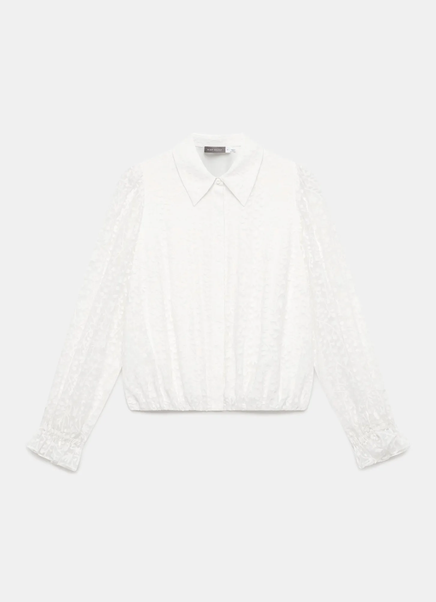 Cream Jacquard Shirt
