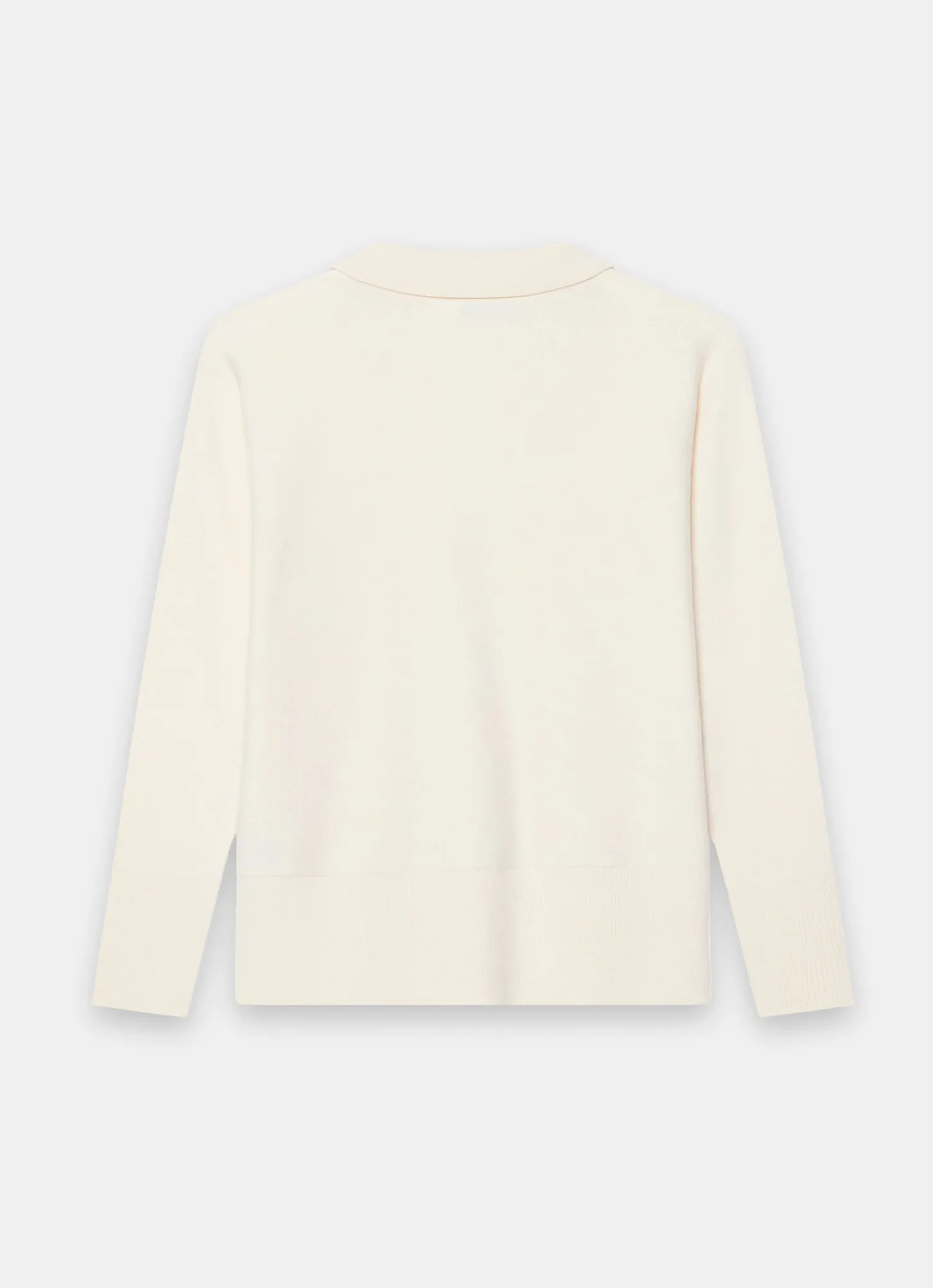 Cream Wool Blend Knit Jumper