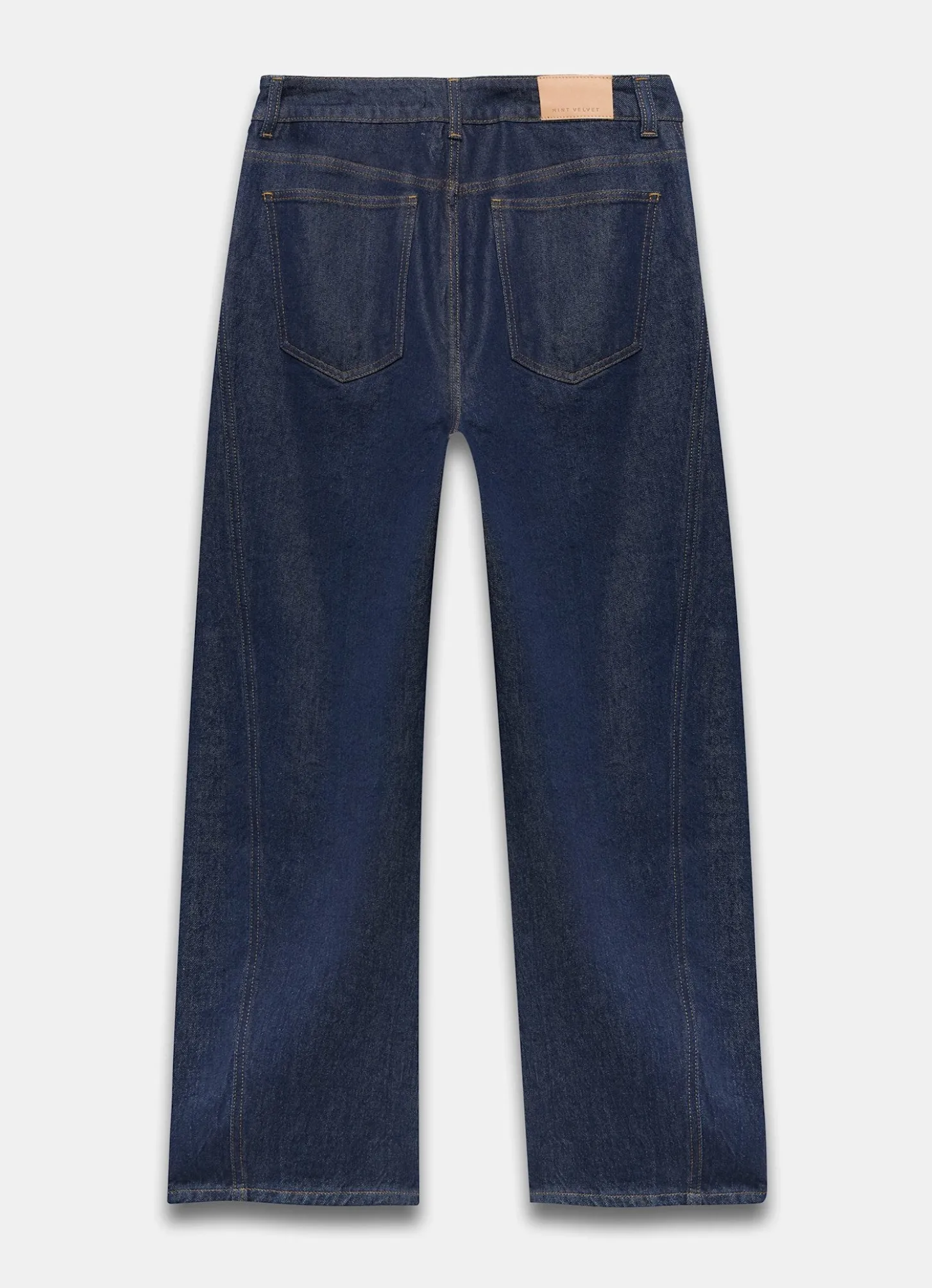 Dark Indigo Barrel Leg Jeans