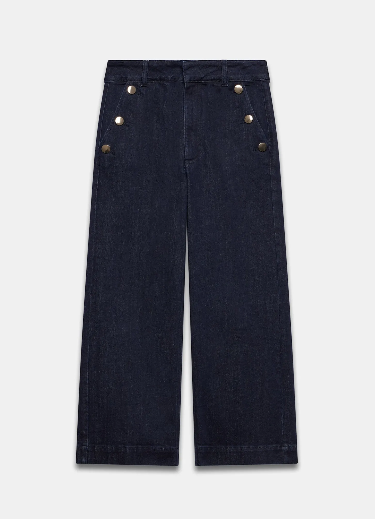 Dark Indigo Cropped Jeans