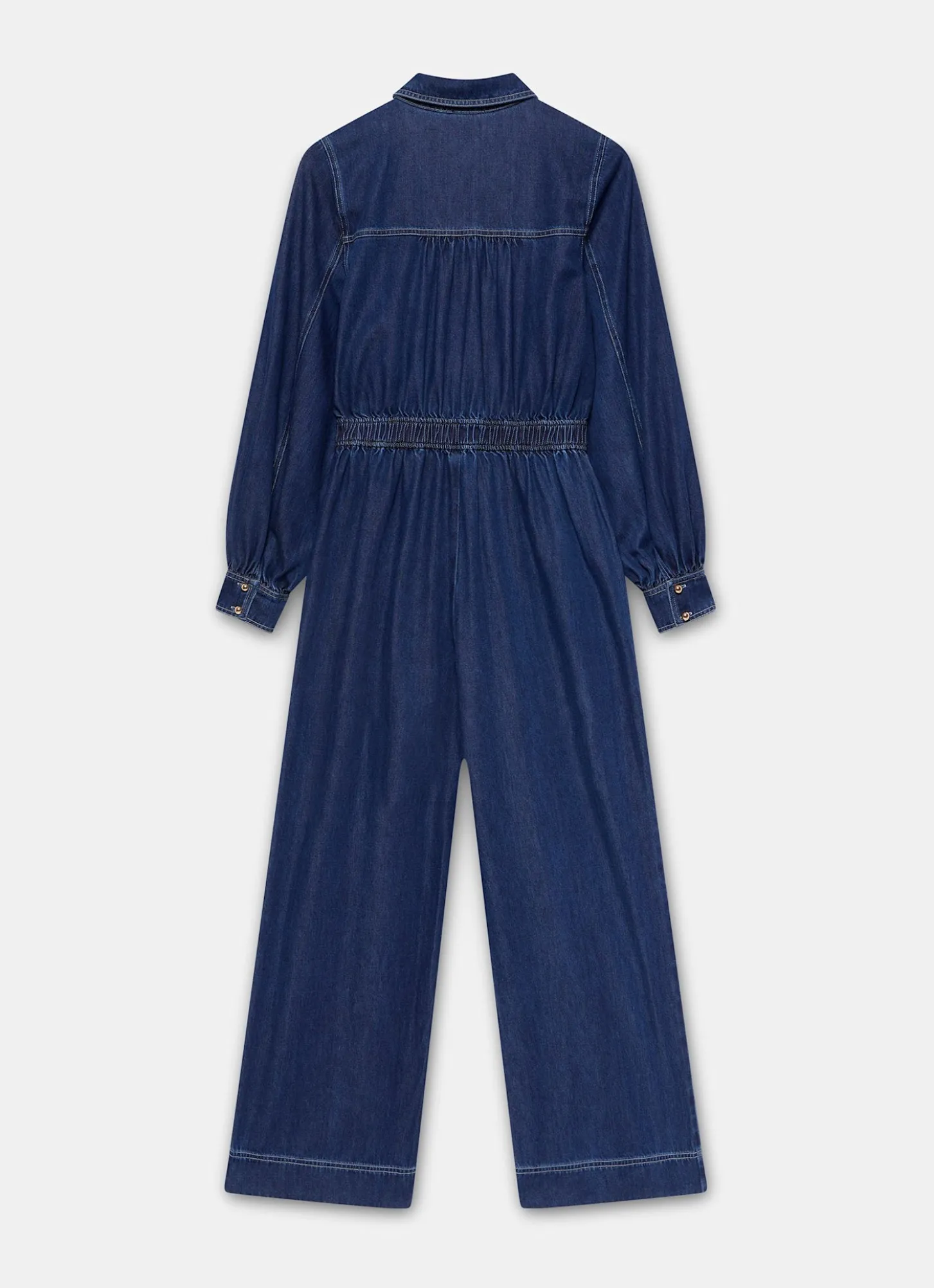 Dark Indigo Denim Jumpsuit