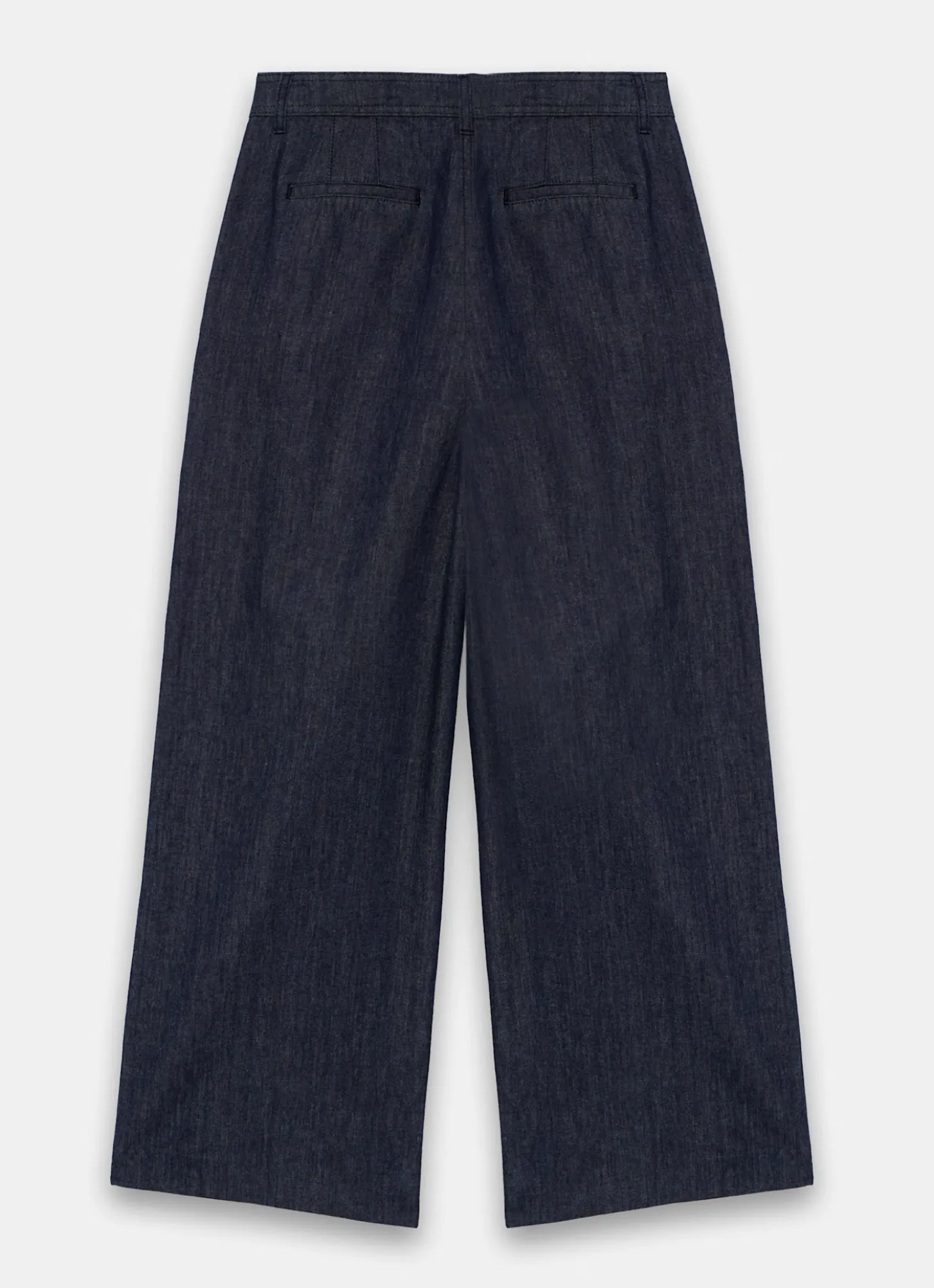 Dark Indigo Tailored Wide Jeans