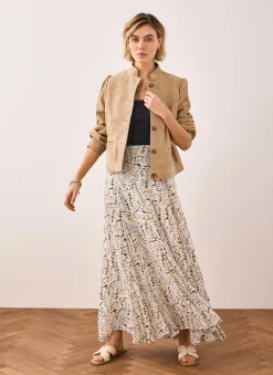Floral Print Maxi Skirt