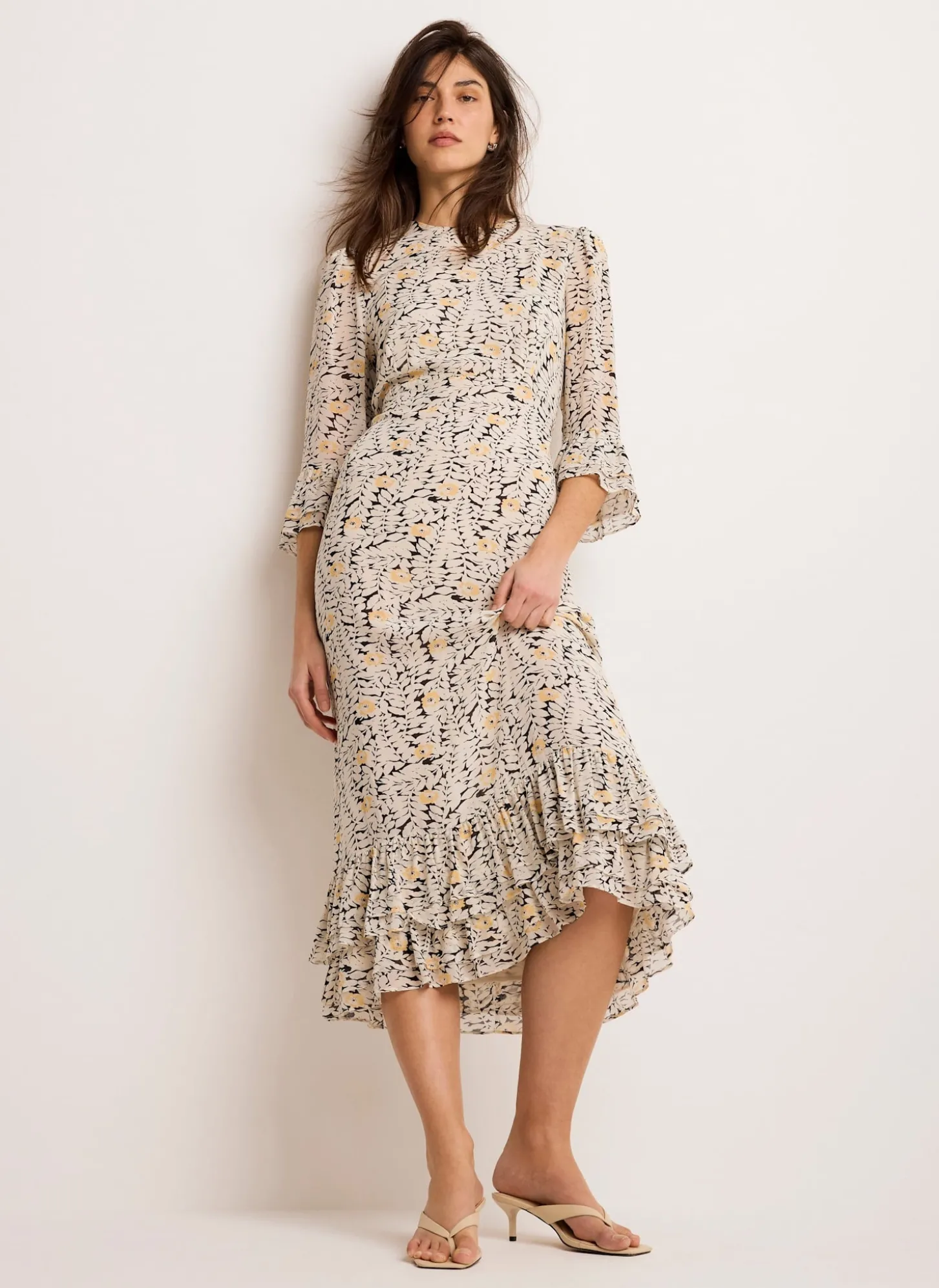 Floral Print Midi Dress