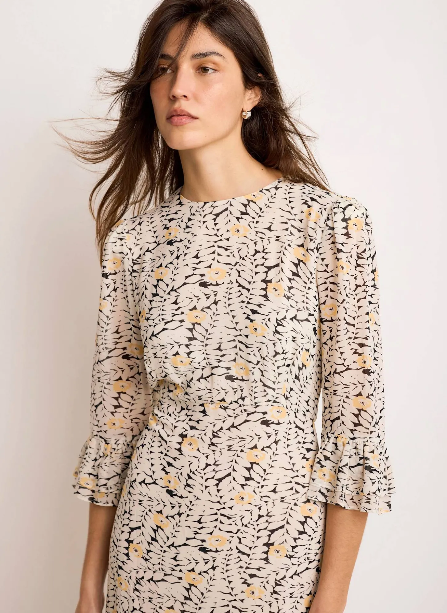 Floral Print Midi Dress