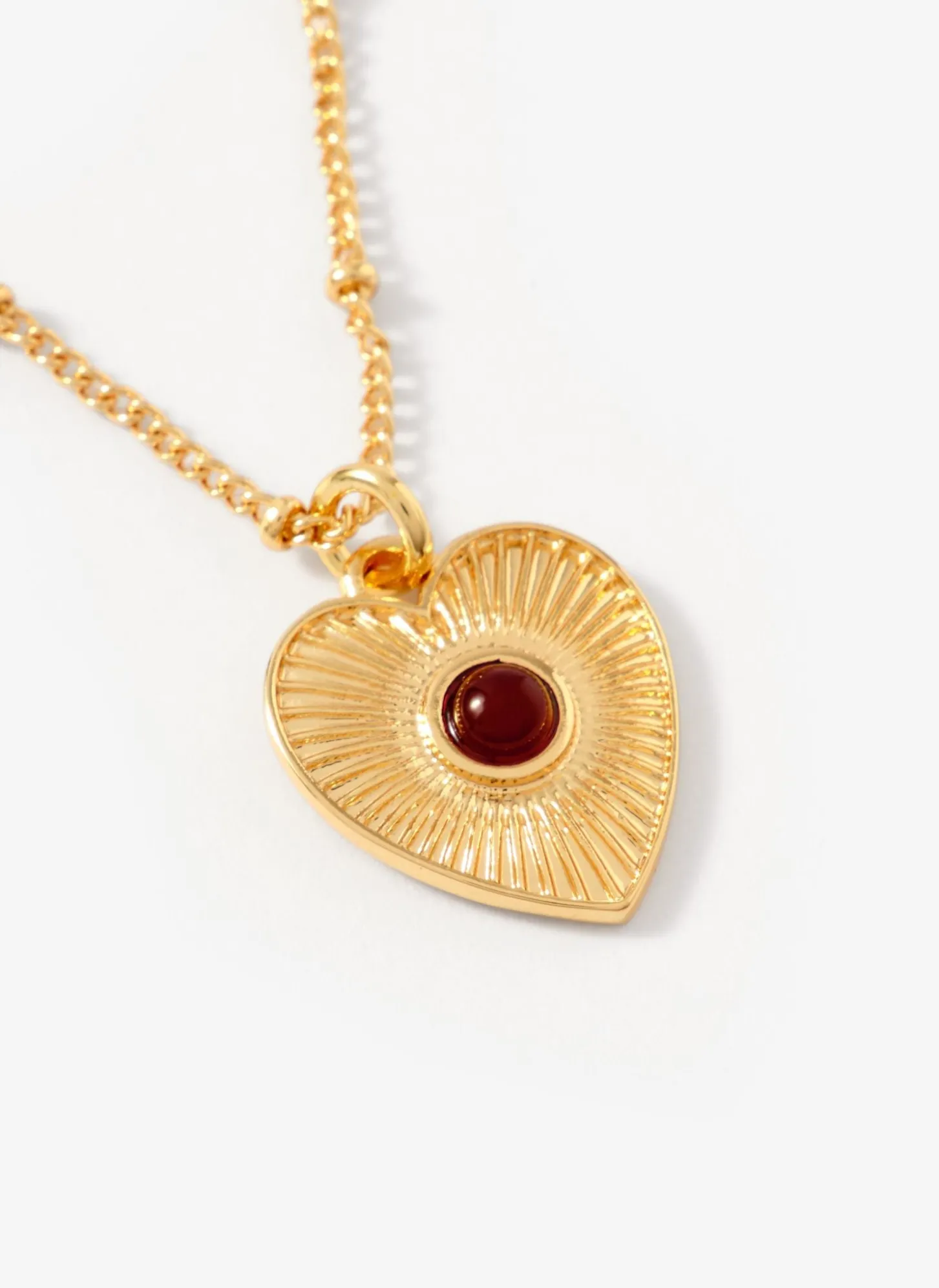 Gold Tone Layered Heart Necklace