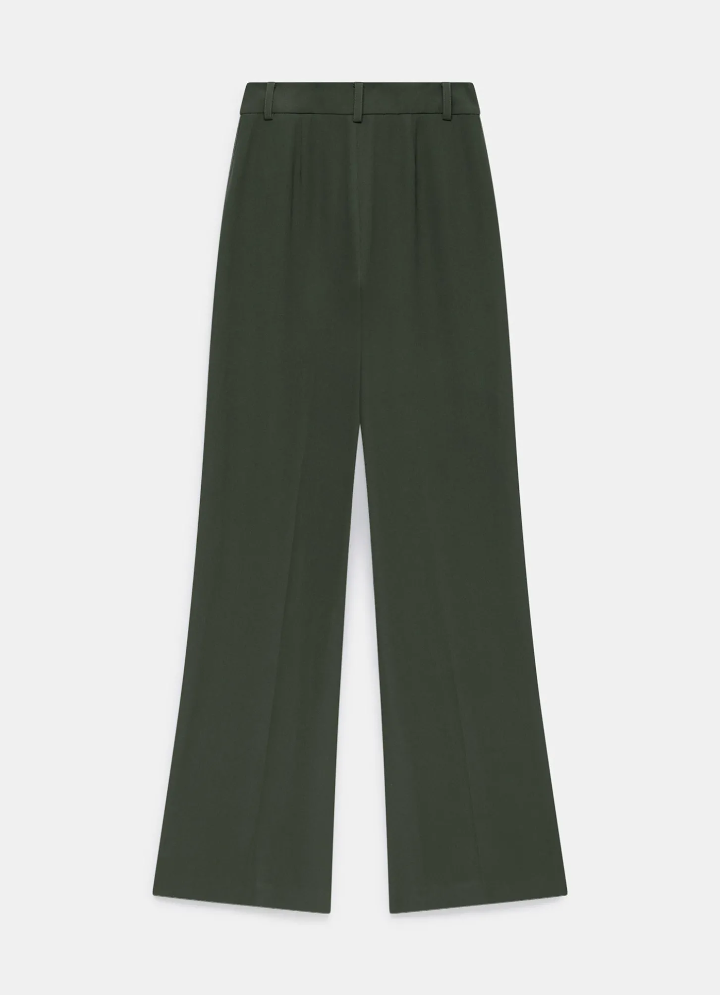 Green Tailored Wide Trousers