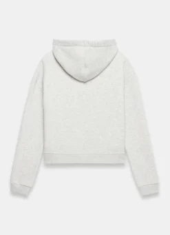 Grey Zip Front Hoodie