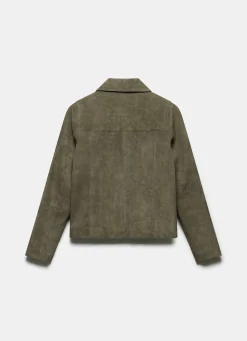 Khaki Suede Jacket