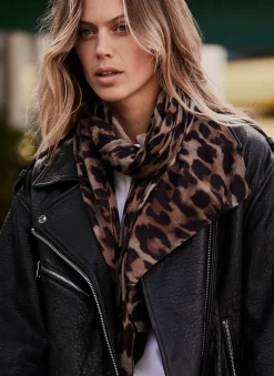 Leopard Print Scarf