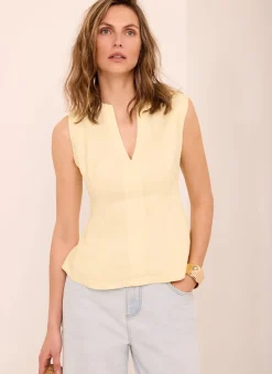 Light Indigo Ankle Wide Jeans