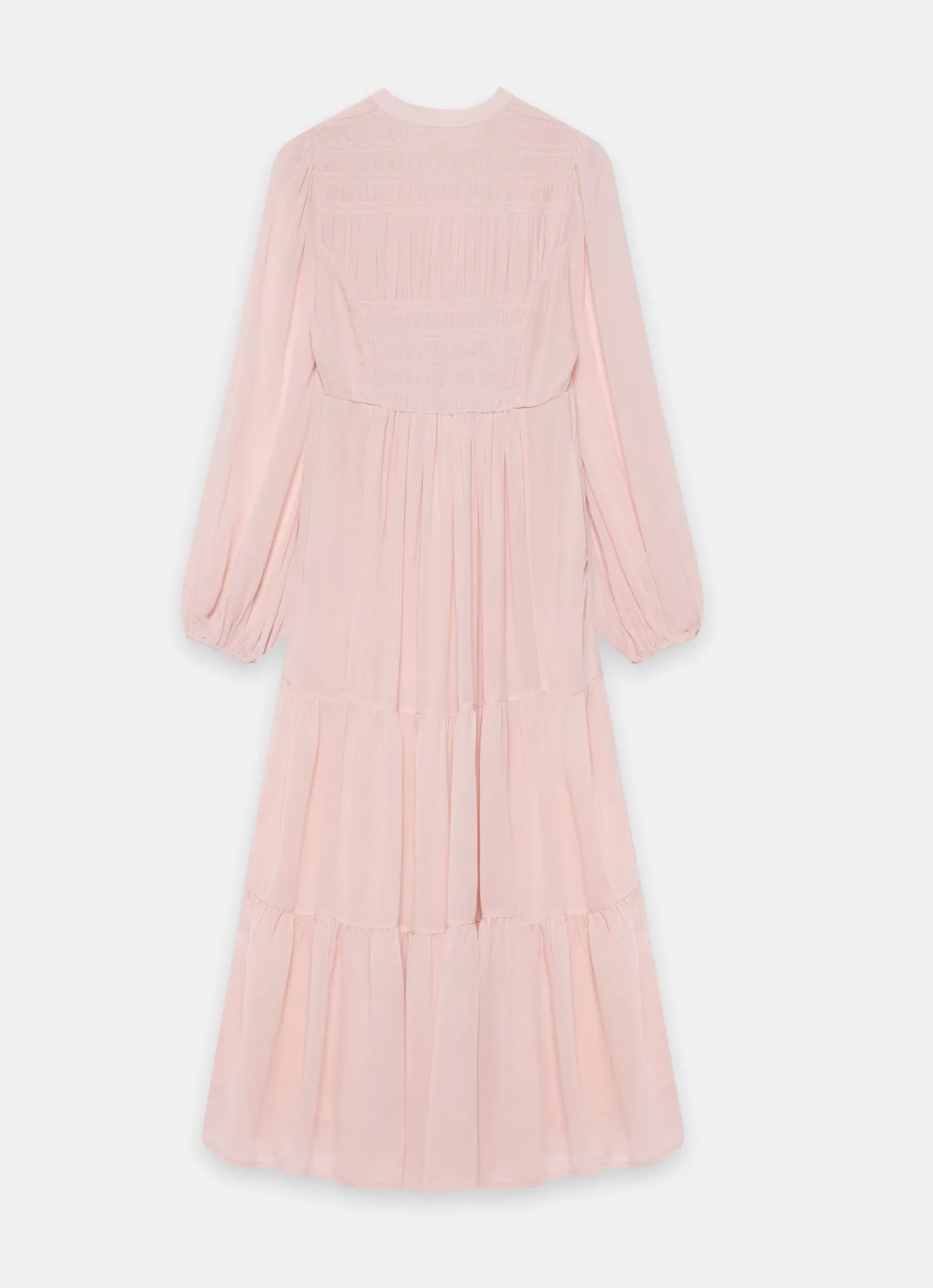 Light Pink Boho Maxi Dress