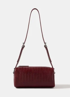 Matilda Red Leather Shoulder Bag