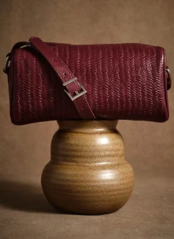 Matilda Red Leather Shoulder Bag