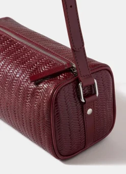 Matilda Red Leather Shoulder Bag
