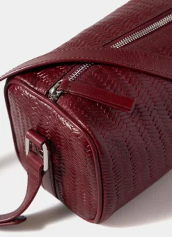 Matilda Red Leather Shoulder Bag