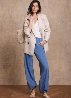Mid Indigo Balloon Jeans