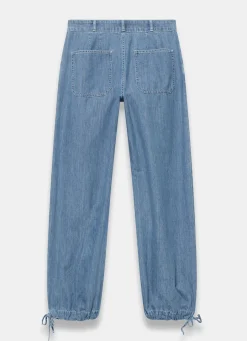 Mid Indigo Balloon Jeans