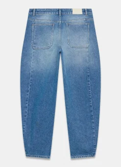 Mid Indigo Balloon Popper Jeans