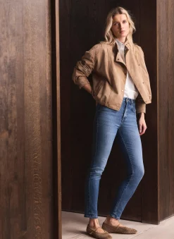 Mid Indigo 90s Slim Jeans